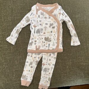 Charming Kids Pajama Set with Animal Design